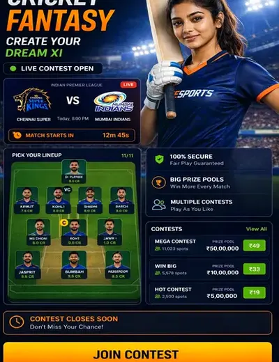 Hero11 (hero11) fantasy cricket & matchday visual 3